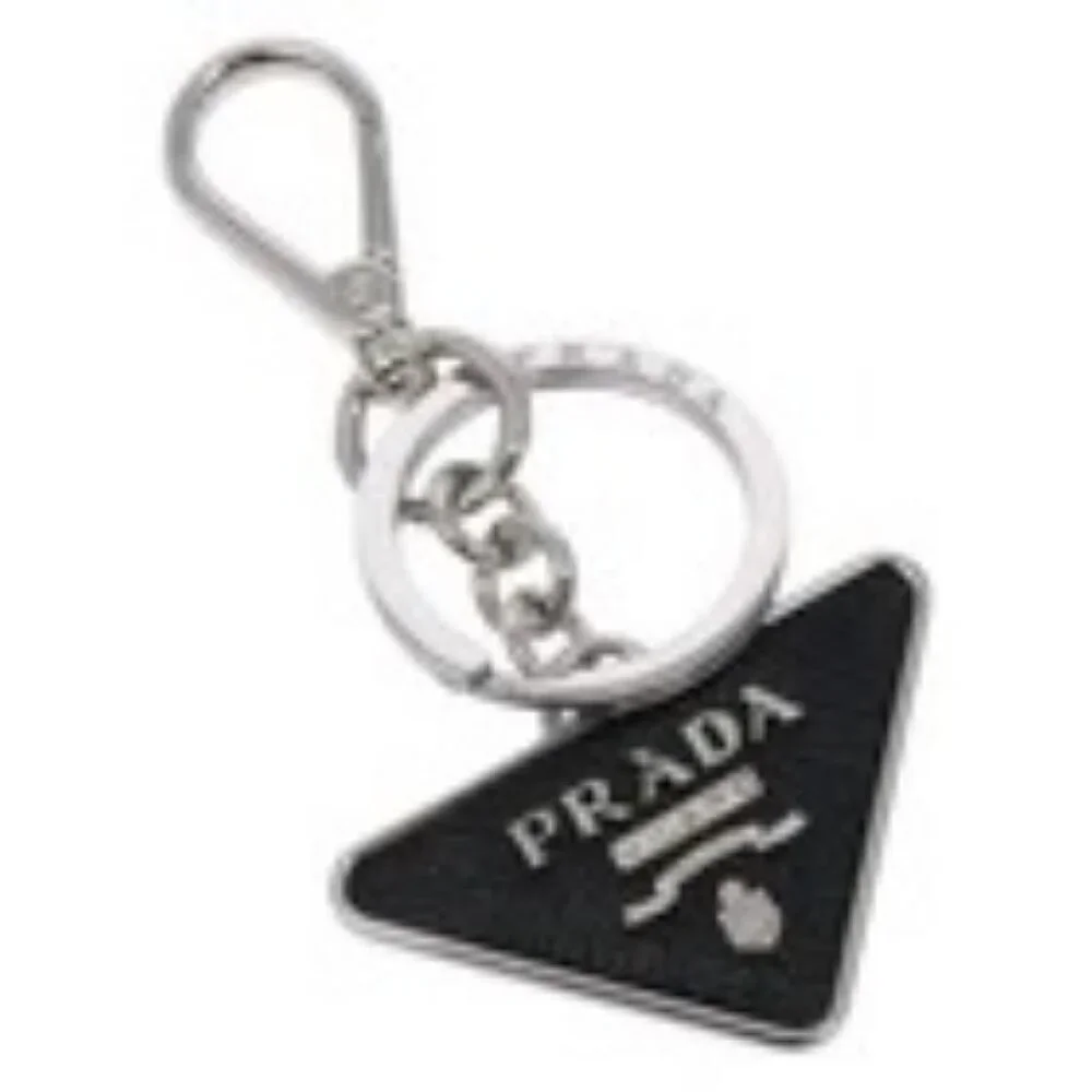 PRADA Key Charm metal Silver Auth